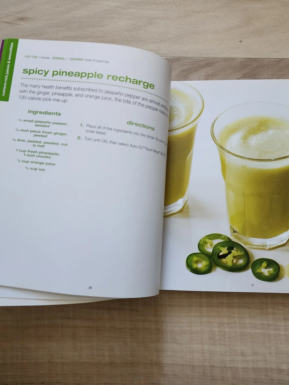 Nutri Ninja Blender System Recipe Book Nutritious Cookbook
